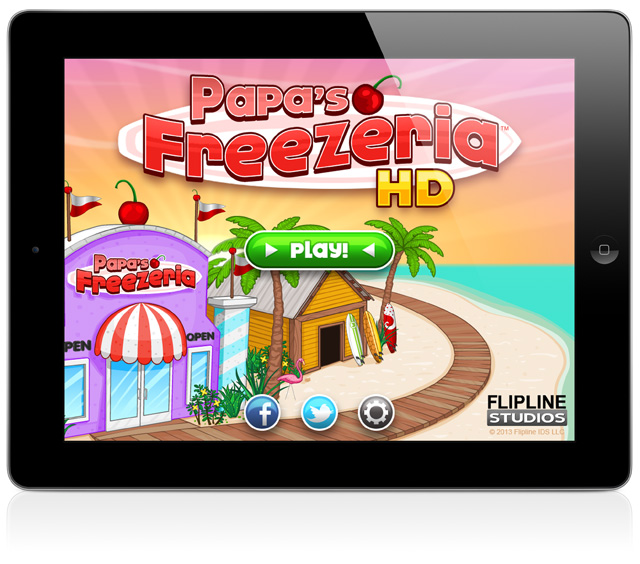 Papa's Freezeria HD (Ipads/Tablets) - Papa Louie As A Customer! 