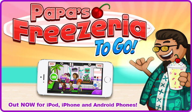 Papa's Freezeria Papa's Game 