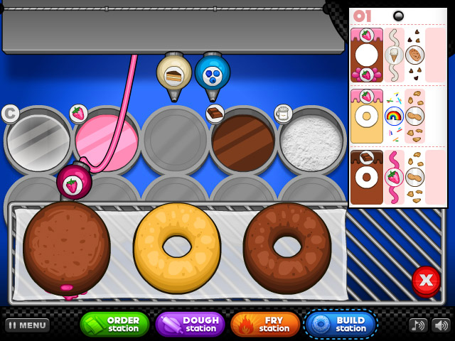 PAPA'S DONUTERIA free online game on
