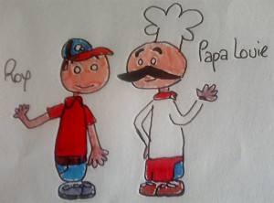 Papa Louie and Roy by FraKow49