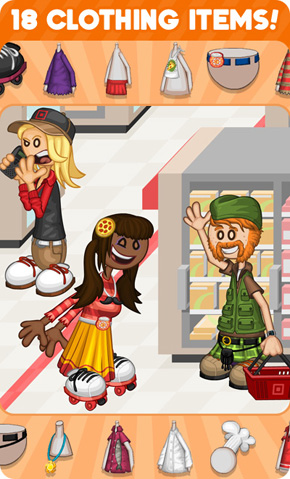Papa louie pals Updates: Flipdeck and scooperia pack
