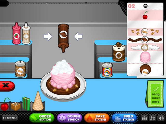 Flipline needs to fix this issue. Whenever you scoop ice cream in Papa's  Scooperia To Go, it comes out slightly off center so you have to aim a  little to the right. 