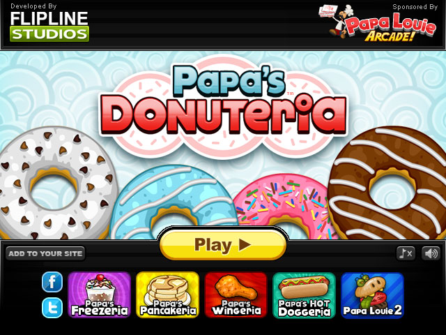 Papa's Bakeria, Free Flash Game